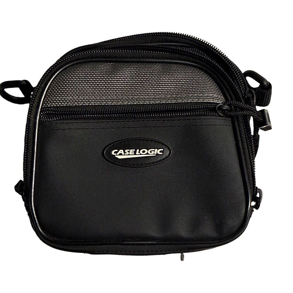 Case Logic Padded Nylon Soft Case w/ Strap for Compact Camera Black/Gray
